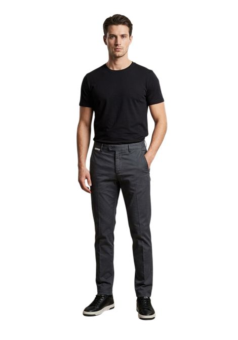Pantalone Chino Uomo Slim Fit a Micro Quadri MICHAEL COAL | Pantaloni | MC1.BRAD.257101302